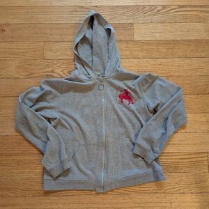Vintage Y2K Field Gear Cropped/Youth Zip Up Hoodie